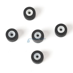 5PCS 10.5×7.2x2mm Tape Recorder Pinch Roller Wheel Rubber Pressure Belt Pulleys