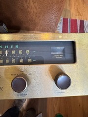 Fisher 101-R Stereo Tube Tuner AM/FM Multiplex 15 Tubes Stereo from 1959