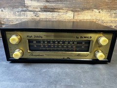 Vintage Dewald N-1000B Tube Receiver Tuner AM/FM Stereo Monaural High Fidelity