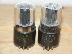2 RCA 6SL7GT/VT229 Tubes-USA JAN-TEST GOOD=PAIR #2
