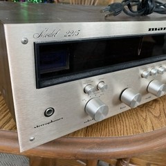 MARANTZ 2215 CHAMPAGNE ENGRAVED FACEPLATE . #622 on assembly Line.