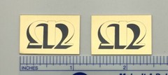 Monitor Audio Speaker Badge Logo Custom Made Aluminum