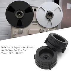 1 Pair PIONEER RT701/RT707/909 NAB Hub Adapters For Reel To Reel Tape Recorders