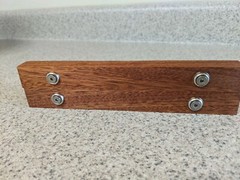 Pioneer RT-707 Side Rails, Solid MAHOGANY fits RT-701 too Cheeks Beautiful