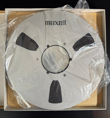 NOS Maxell UD 35-180 10.5&Prime; Metal Reel to Reel Tape 3600 Ft w/Box & Inserts