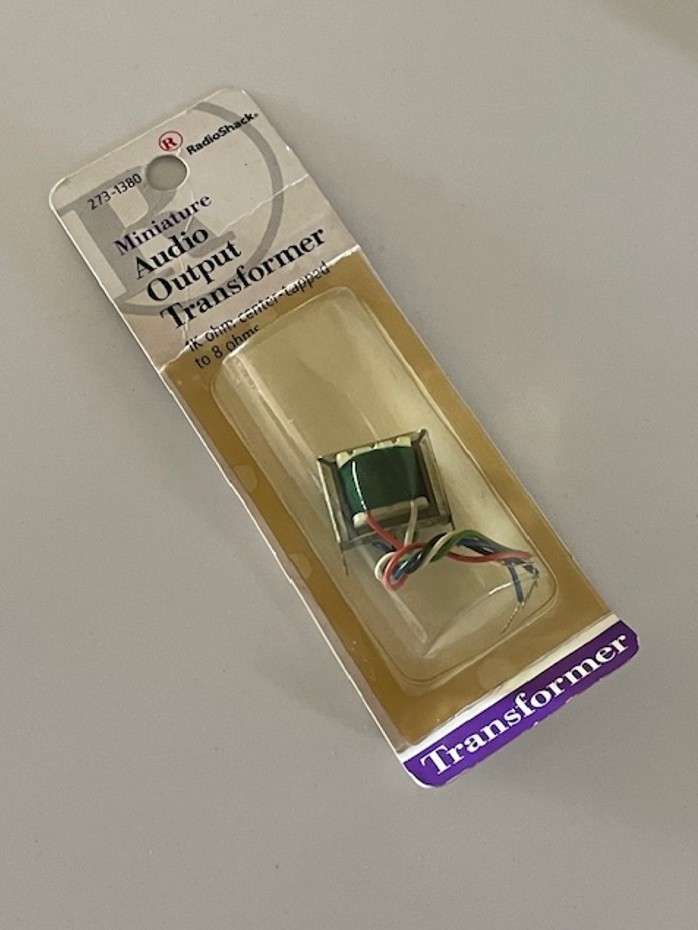 NEW!! 1k ohm to 8 ohm Radio Shack Miniature Audio Output Transformer 273-1380