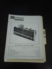 Symphonic R-813/R-814 service manual original repair book