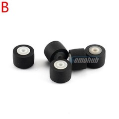 NEW 8.7*6.9*1.4mm Tape Recorder Pinch Roller Wheel Rubber Pressure Belt Pulleys