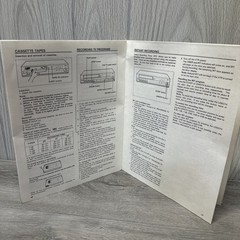 Hitachi VT-2010A VHS Video Deck Instruction Manual and Original Documentation