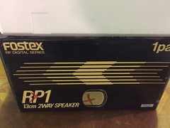 Fostex RP1 Car Speaker 2WAY Pair RP Planar Tweeter Carbon Fiber Woofer Japan