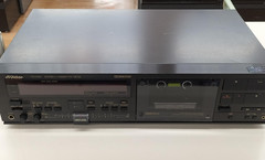 JVC TD-V66 3 Head Stereo Cassette Deck Dolby 18W Black Vintage 1985 Japan