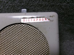 Vintage Dictaphone Speaker – With standard recepticle for speaker output
