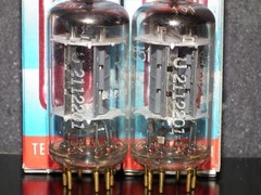 Platinum Matched Pair 6211 Telefunken ~ECC82 Tested NOS DB Gold Pins Same codes