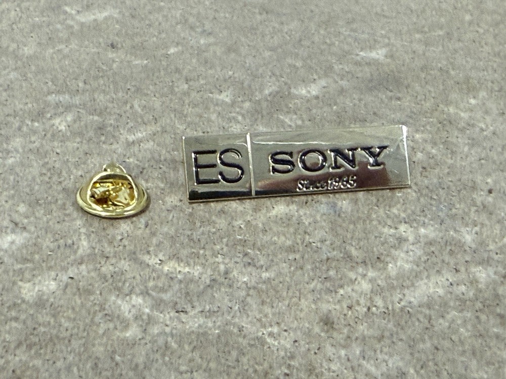 Sony ES Gold Tie Lapel Pin -Brand New Limited Edition “Since 1965” – 1.5” Width