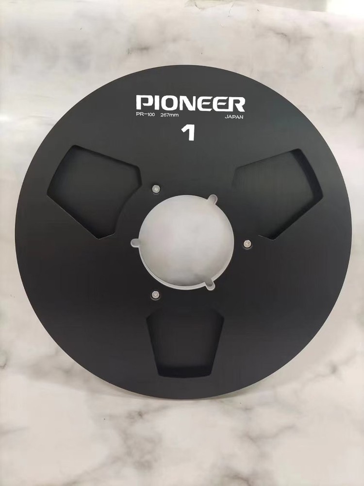 One Pair 10.5 » black Pioneer Tape reel High Quality Aluminum Take Up Reel