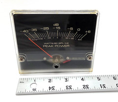 DBX BX-3 VINTAGE MONSTER AMPLIFIER PART LARGE VU METER 4.5&Prime; * 2 AVAILABLE
