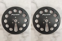 One Pair Pioneer silvery 7 » Tape Reel Light Metal Aluminum Take Up Reel