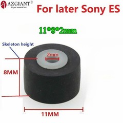 6Pcs 11mm×8×2 JVC Pinch Roller Deck Audio Belt Pulley for Vintage Stereo Audio