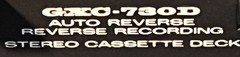 AKAI GXC-730D Auto Reverse Stereo Cassette Deck Glass Ferrite Head – See Video