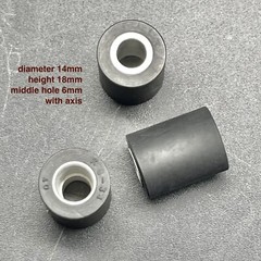 pinch roller belt pulley for VCR tape recorder audio player 14x18x6mm