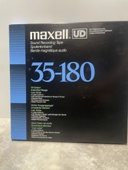 Maxell UD 35-180 N Reel to Reel Tape 10.5 inch NAB Metal Reel Vintage HiFi Audio