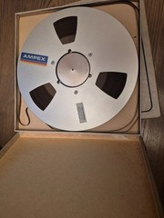 AMPEX 407 10.5&Prime; METAL REEL WITH TAPE – ORIGINAL BOX – PRE-RECORDED
