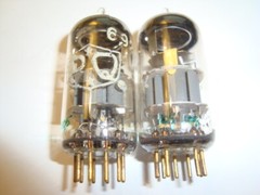 Pair of 6922 Tubes, By Philips of Holland, prestige Gold Pin Type, NOS Ratings