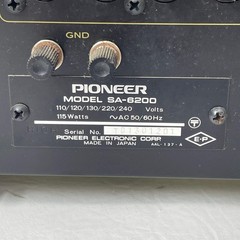 Pioneer Electronic Corp SA-6200 Stereo Amplifier