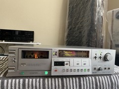 Akai GX-F44R Bi-Directional cassette Deck. Works Grate