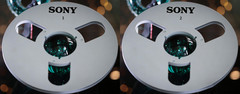 One Pair silvery 10.5 » Aluminium tape reel for Sony Reel To Reel tape recorder