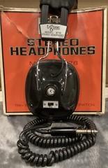 Vintage Trisonic Stereo Headphones Tri-Sonic Model 676 Taiwan Tested