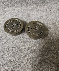 PAIR – Reel To Reel 10 Inch NAB Hub Adapter Tascam Teac Original Working