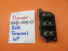PIONEER AKB-003-0 6P RCA TERMINAL SX-525 STEREO RECEIVER