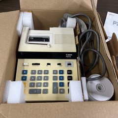 Canon P21-D Paper Printing Calculator Complete w/ Box – Needs ink – Working