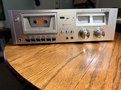 Vintage Sanyo Cassette Deck RD 5030 New Belts Serviced Near Mint FUNCTIONS!