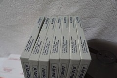 7 AMPEX 631 PLASTIC EMPTY TAKE-UP REEL & BOX 7 INCH for 4-track 3.75 ips 7.5 ips