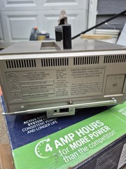Vintage General Electric GE Portable TV AM/FM Radio Model 7-7150B (Dec-1987)