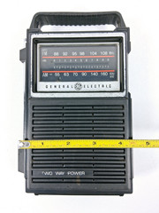 Vintage General Electric Two-Way-Power AM/FM Radio 7-2800 B Tested & Working
