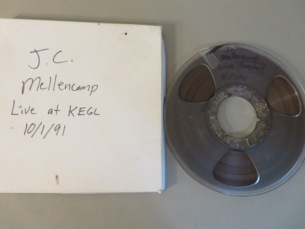 Vintage Polyline 10.5&Prime; Plastic Reel To Reel Studio Tape – John Cougar Mellencamp