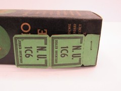 Vintage NATIONAL UNION IC6 Vacuum Tube Never Opened New Old Stock #TU-21