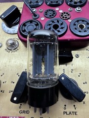 Mullard /Sylvania GZ34 5AR4 Rectifier Tube f32 B3A5. Recently Cal.Hickok Tested.