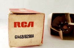NOS NIB RCA 6146B 8298A Black Plate Tube TV-7 VTG