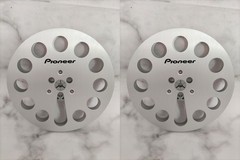 One Pair Pioneer silvery 7 » Tape Reel Light Metal Aluminum Take Up Reel