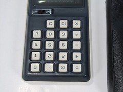 CANON PALMTRONIC LD-80 Vintage Calculator & Case Works GREAT WORKS GREAT