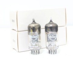 NOS Match 1 pair Mullard ECC81 12AT7 Mitcham SQ getter Vacuum Tubes R9D code
