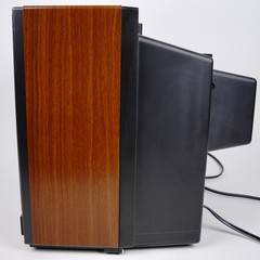 1992 Hitachi CT1394W 13&Prime; CRT TV Wood Grain Retro Gaming w/ 2 Remotes