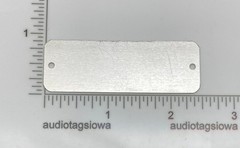 Kingson Equipment or Case Badge Custom Made Aluminum with Screws