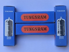 12AU7 Tungsram quad european NOS NIB ecc82 4 units HI END Hungary tube preamp