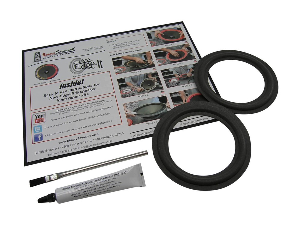 Mirage 4DR 51805 4DR//51805 Parts 5-1/4&Prime; Woofer Foam Edge Repair Kit # FSK-5.25