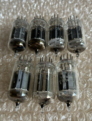 Lot Of 7 RCA JRC- 12AU7/A/ECC82 Vacuum Tubes TV7 Tested STRONG